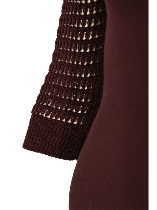 Maglia Nives in lana con trafori Liviana Conti | F5WA40D94-1